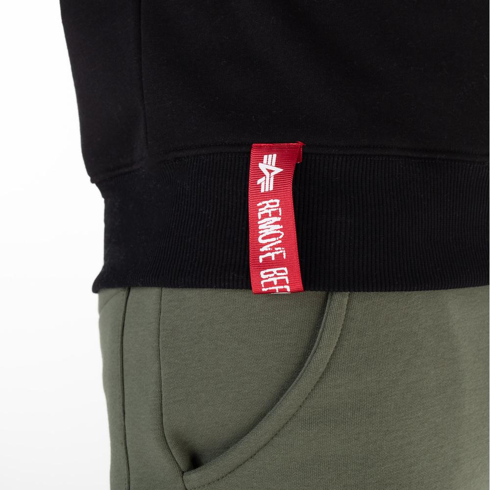 Mikina Alpha Industries Basic Sweater Small Logo 18830703 - černé