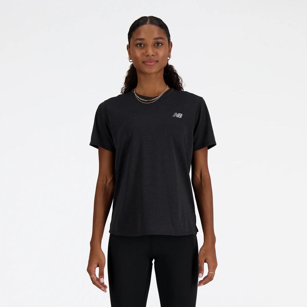 Tričko New Balance WT41253BKH - černé
