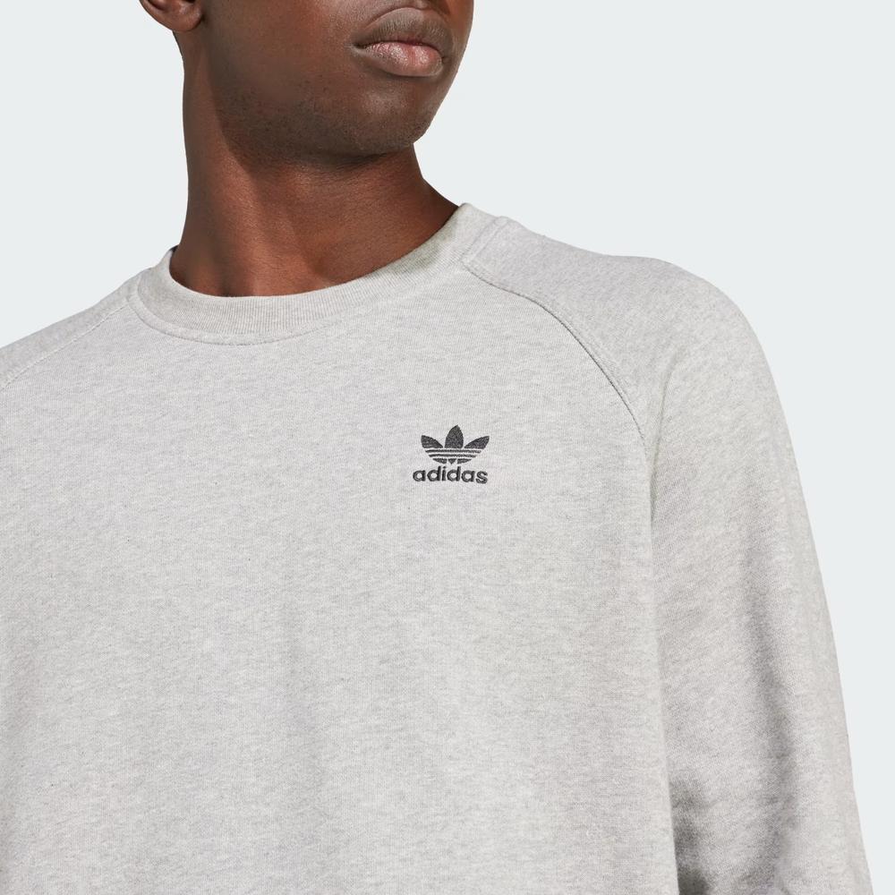 Mikina adidas Trefoil Essentials Crewneck IX7677 - šedivé