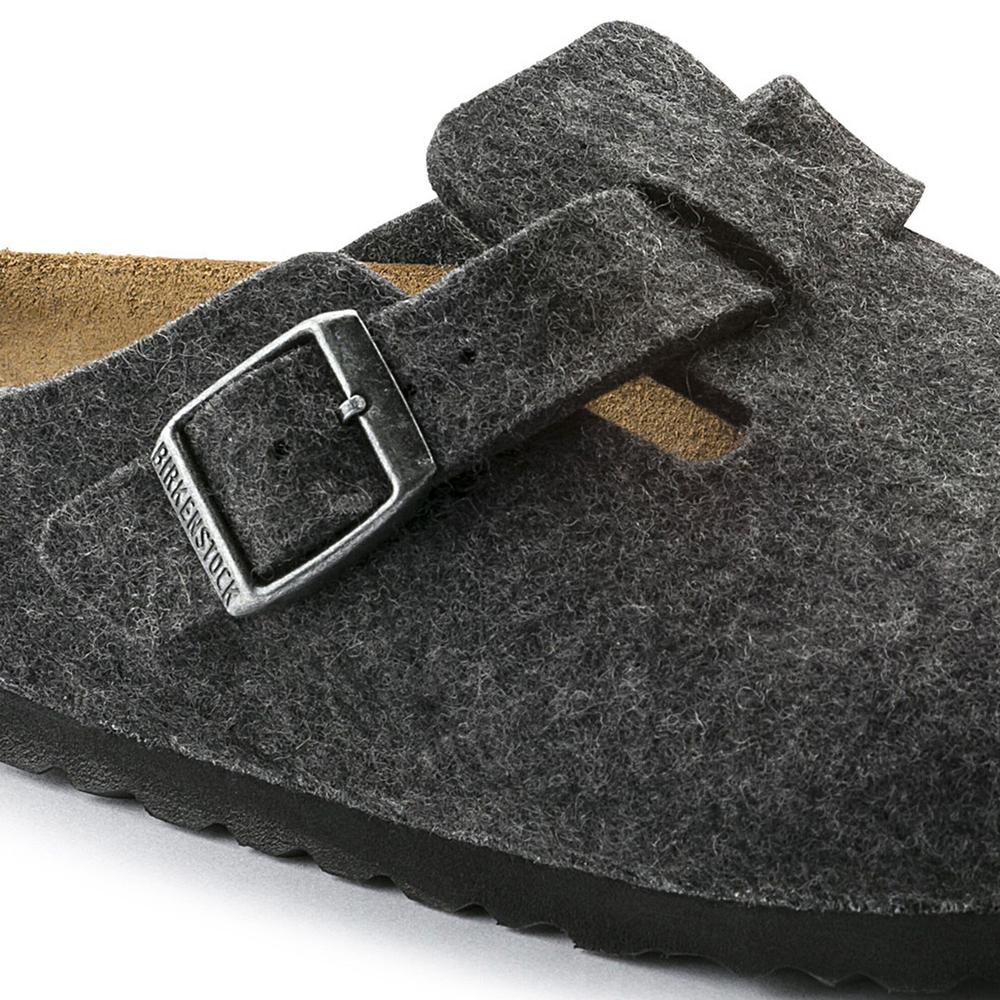 Žabky pánské Birkenstock Boston 160371 - šedivé