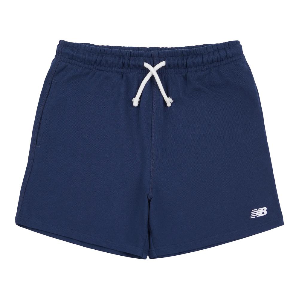 Dětské krátké kalhoty New Balance LAKB0008NNY - tmavě modrě