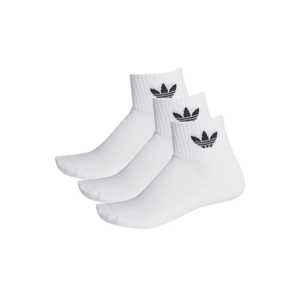 Ponožky adidas Mid-Cut Crew Socks 3 Pairs FT8529 - bílé