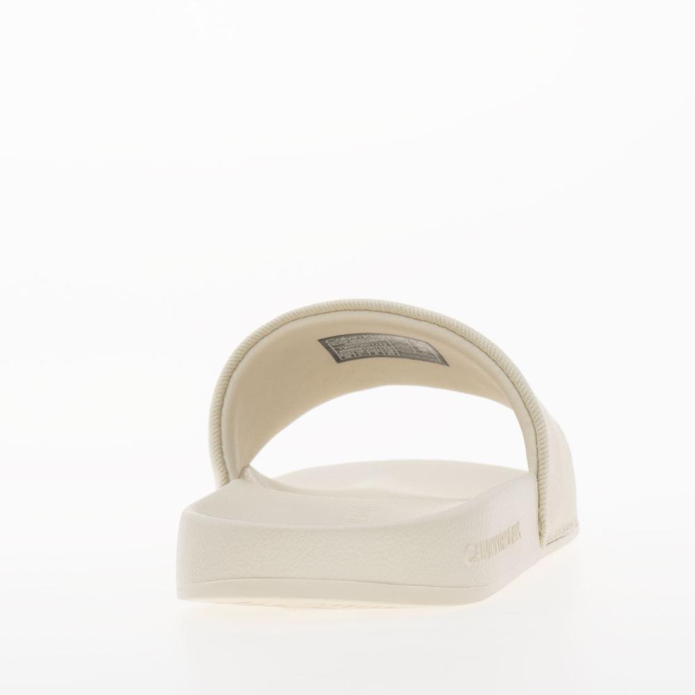 Žabky Calvin Klein Slide Monogram Hardware YW0YW01713-AEO - bílé