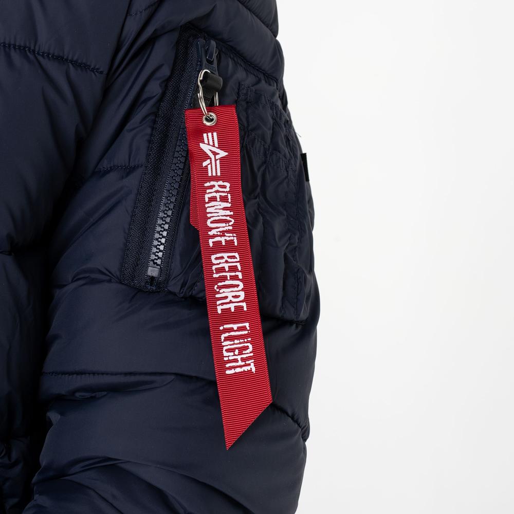 Bunda Alpha Industries Hooded Puffer 11811307 - tmavě modrě