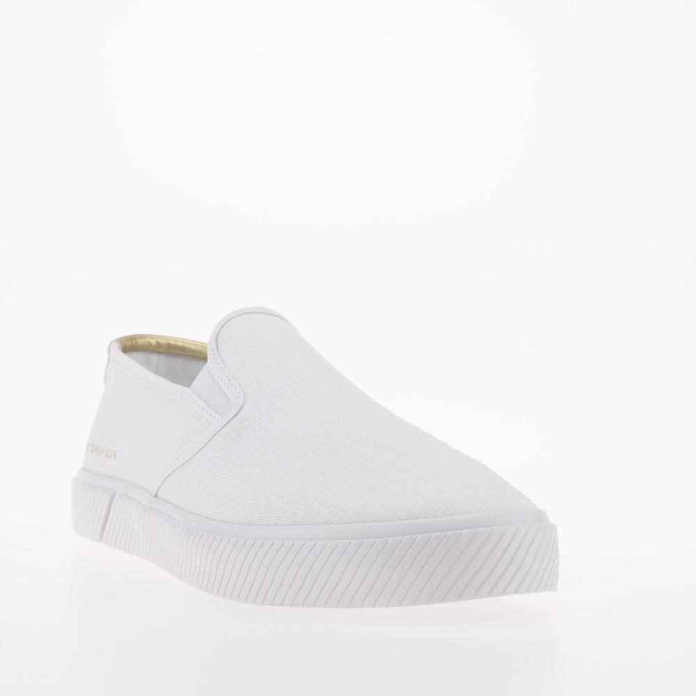 Boty Tommy Hilfiger Essential Slip-On Sneaker FW0FW06956-YBS - bílé