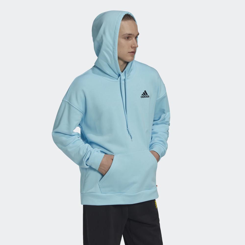 Mikina adidas Clubhouse Tennis Hoodie HK6467 - modré
