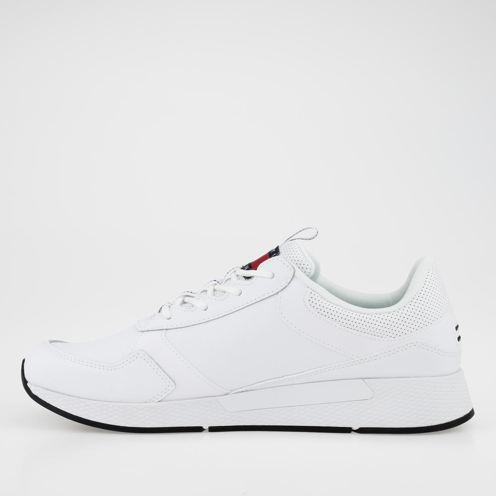 Boty Tommy Jeans Flexi Runner EM0EM01080-YBR - bílé
