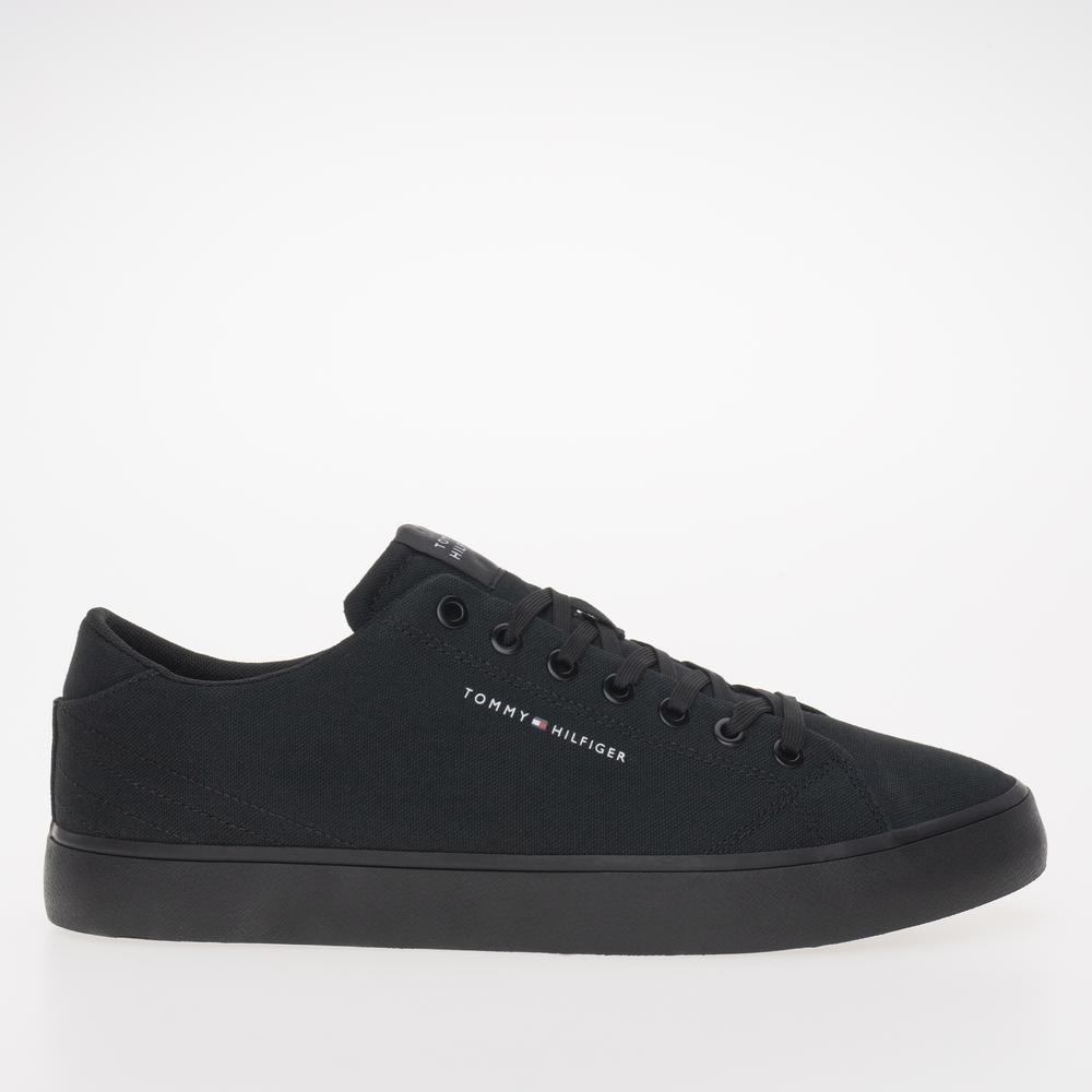 Boty Tommy Hilfiger Hi Vulc Low Canvas FM0FM04882-BDS - černé