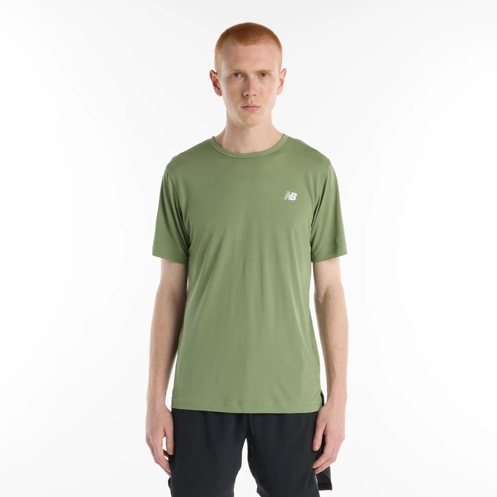 Pánské tričko New Balance MT61O0U4AAR - zelené