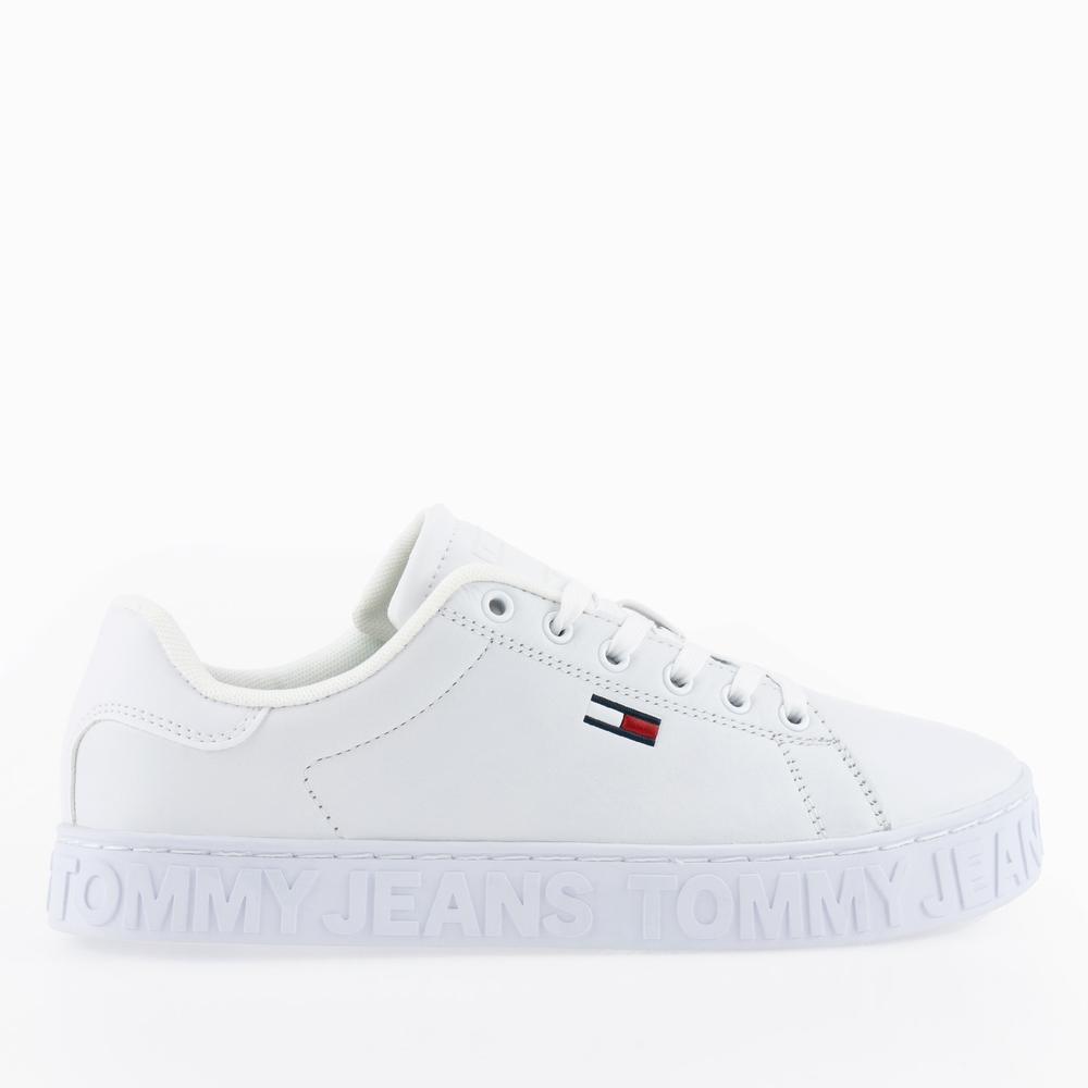 Boty Tommy Jeans Cool EN0EN02042-YBR - bílé