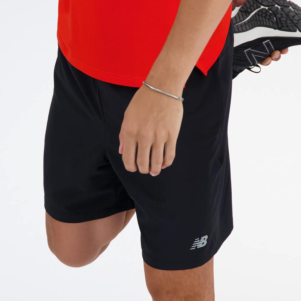Pánské šortky New Balance MS41232BK - černé