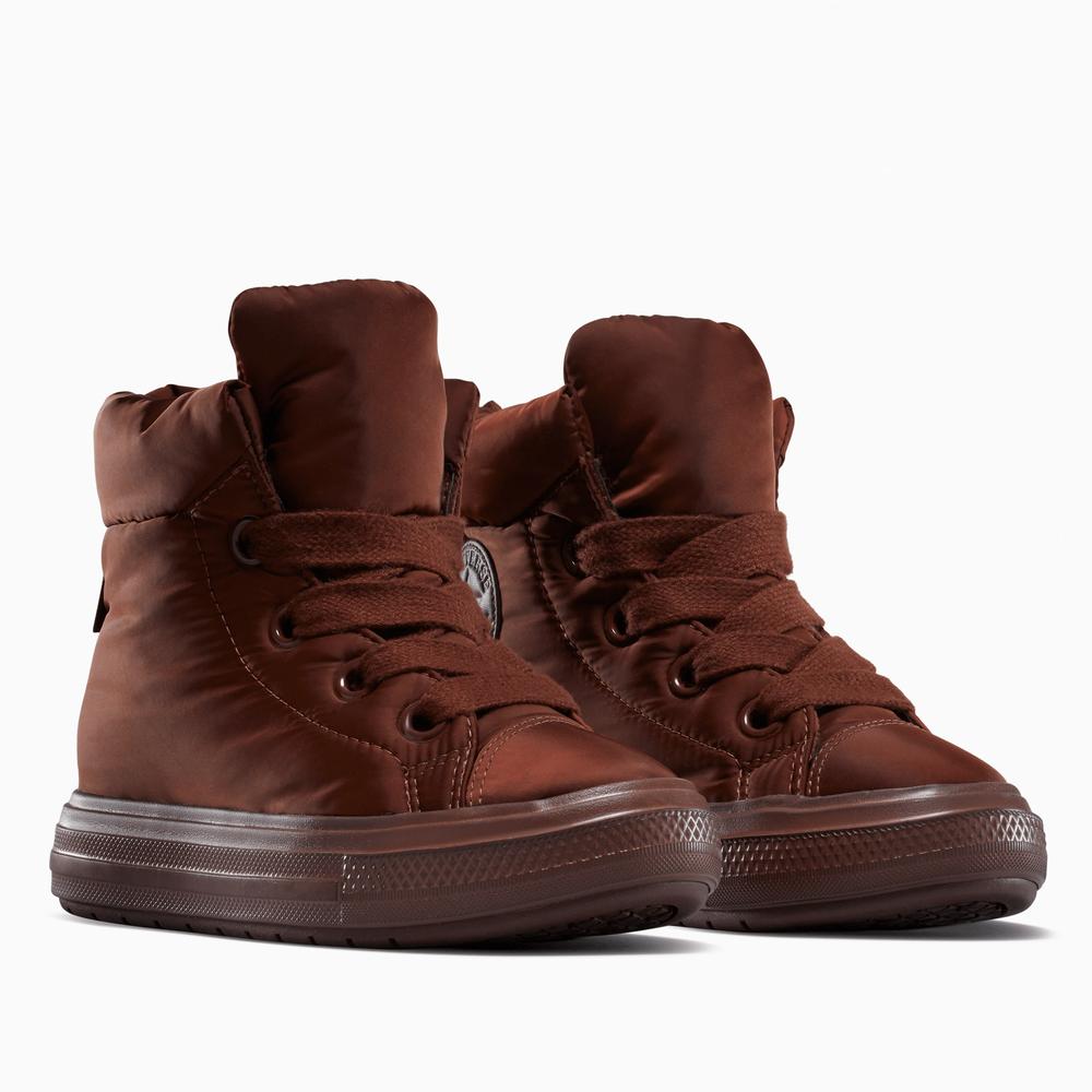 Dámské boty Converse Chuck Taylor All Star Elements Boot A12940C - hnědé