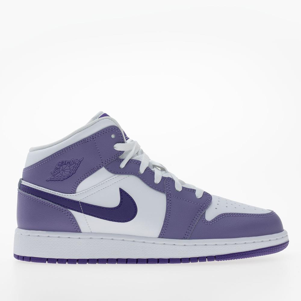 Dětské boty Nike Air Jordan 1 Mid DQ8423-500 - fialové