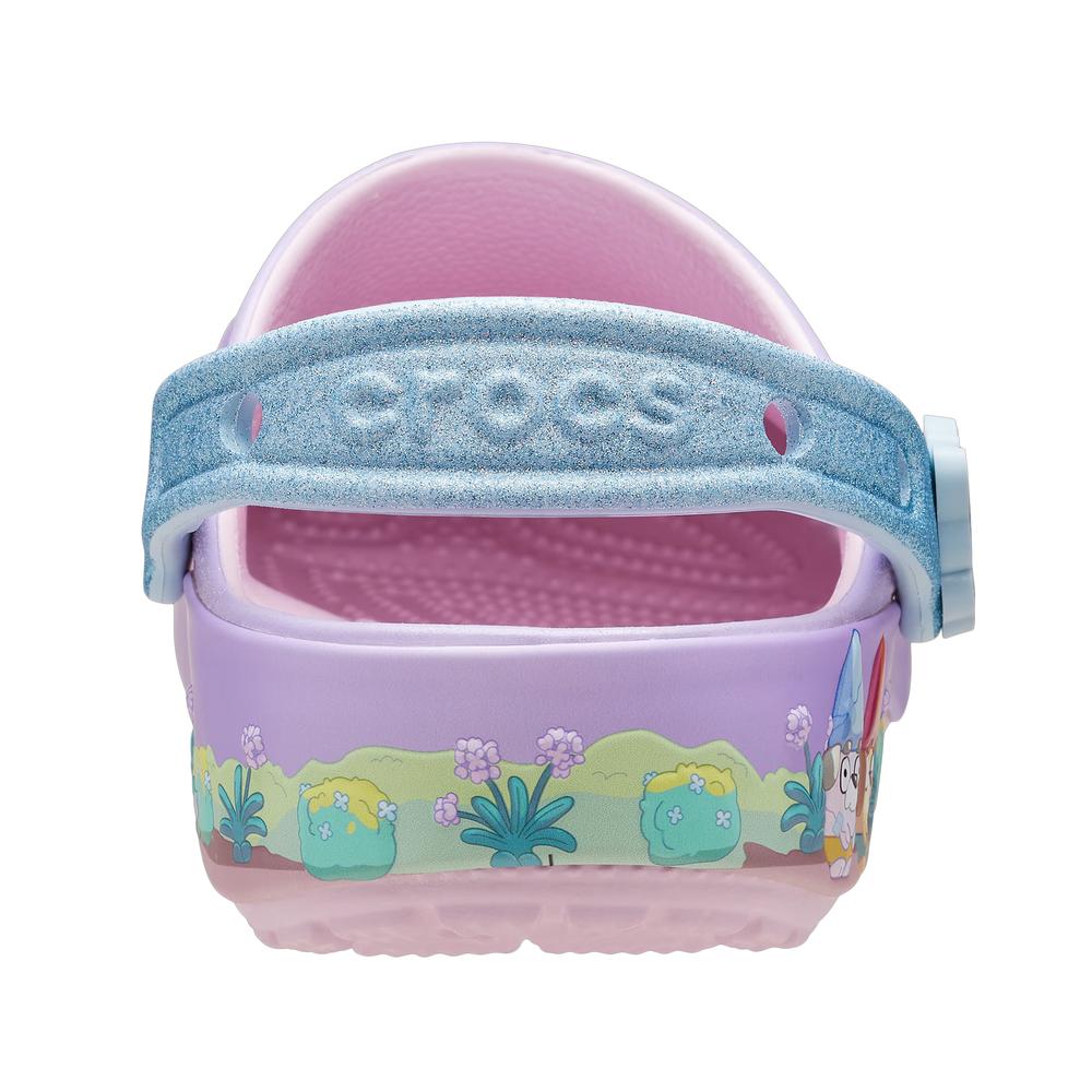 Dětské Žabky Crocs Toddler Bluey Friends Forever Classic Clog 212370-90H - růžové