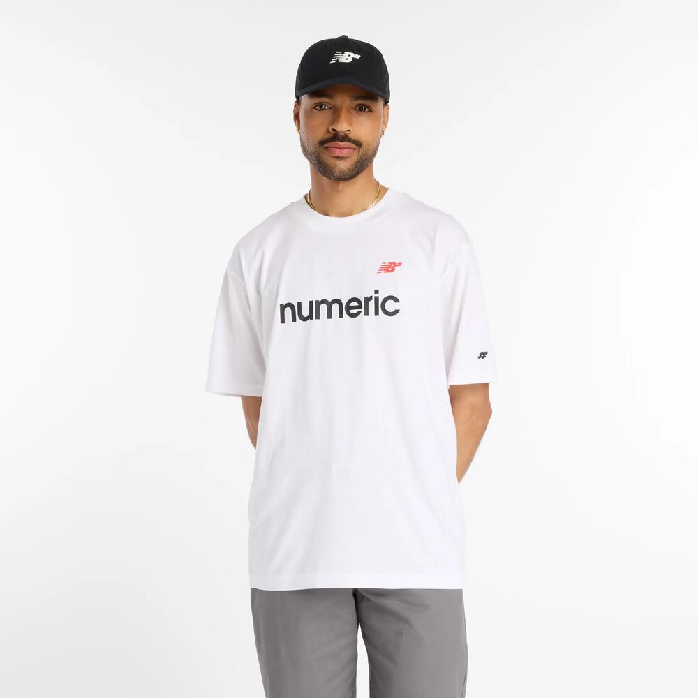 Pánské tričko New Balance MT53704WT - bílé