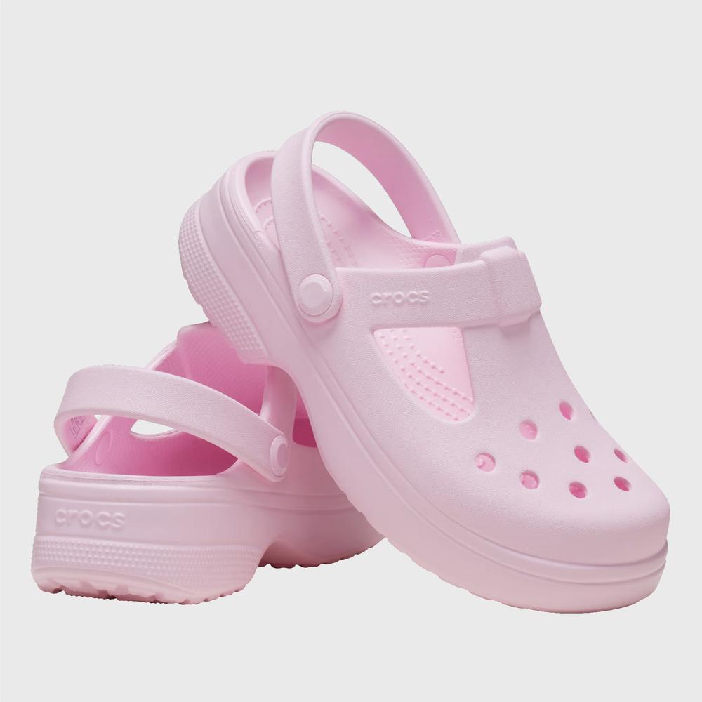 Žabky Crocs Classic Mary Jane Clog 210615-6ZW - růžové
