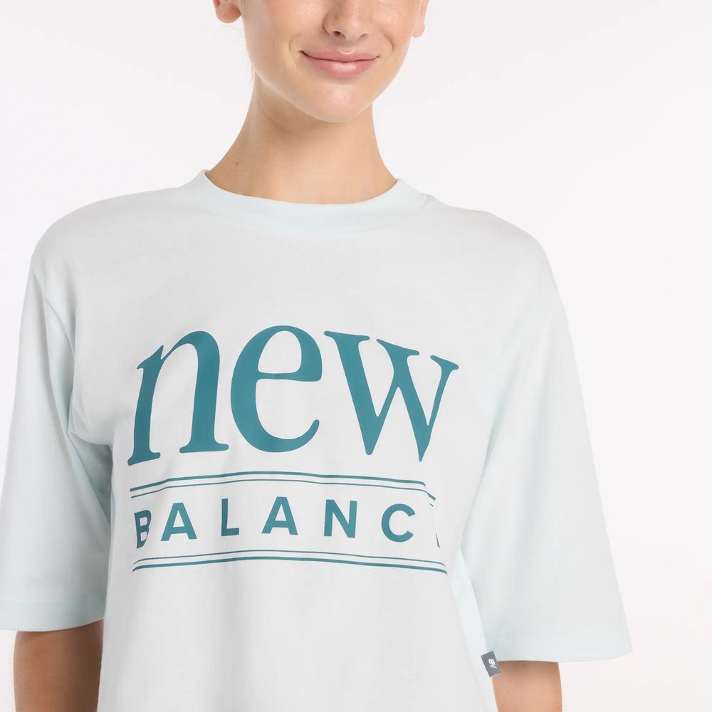 Dámské tričko New Balance WT61V5OPAAW - mátové