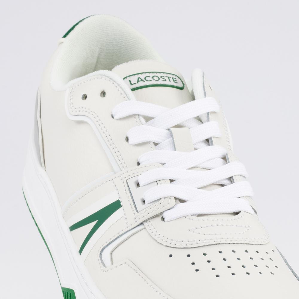 Boty Lacoste Leather Trainers 742SMA0092-082 - bílé
