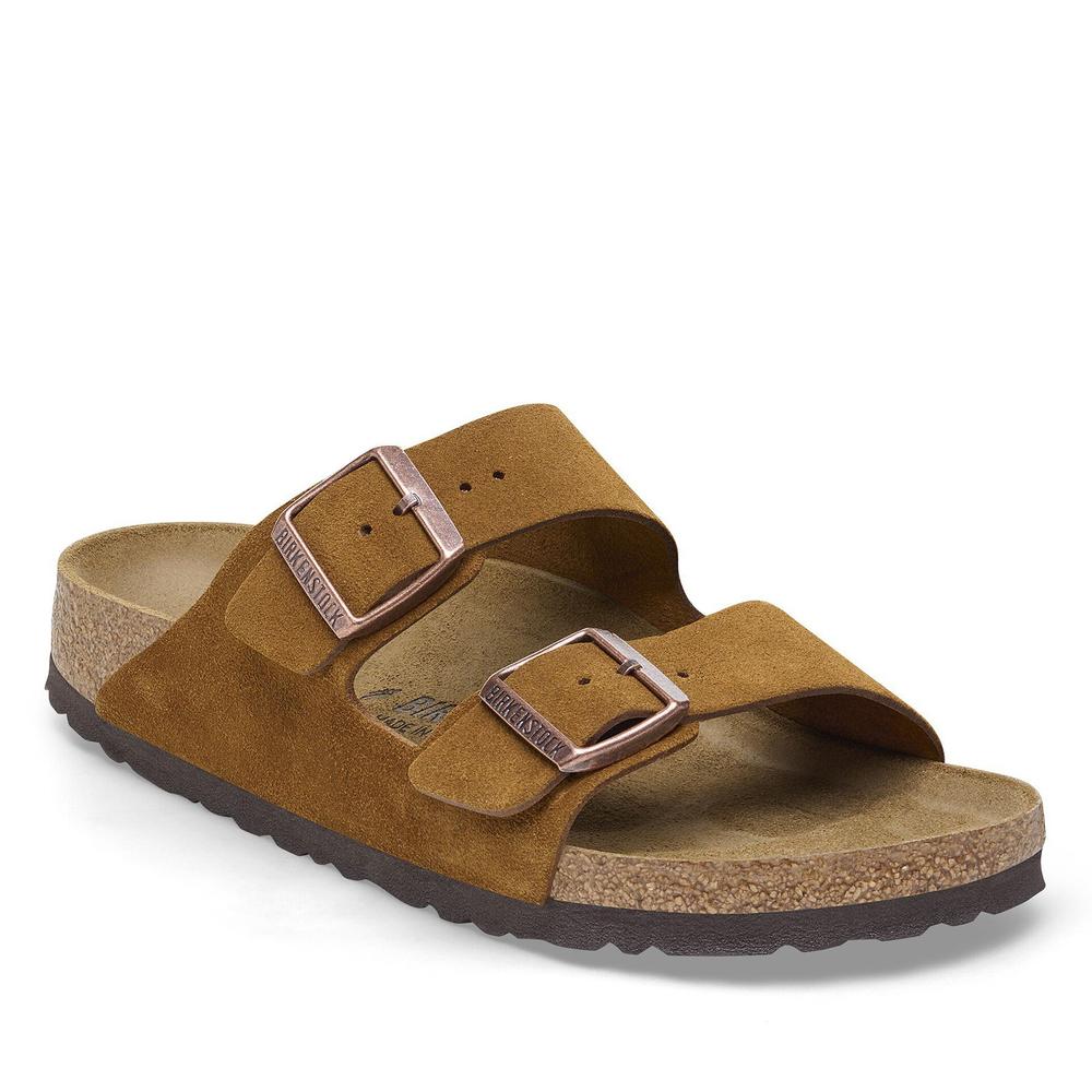 Žabky pánské Birkenstock Arizona 1027082 - hnědé