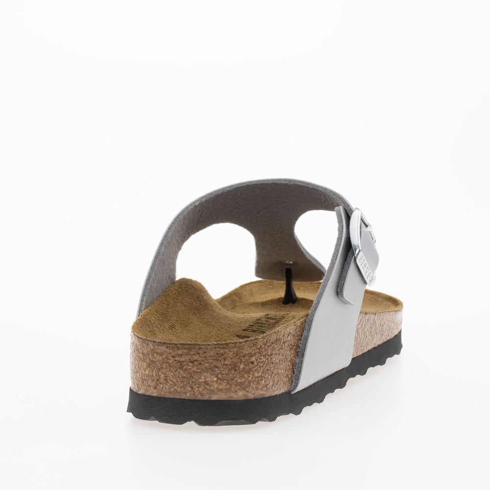 Žabky Birkenstock Gizeh 43853 - stříbně