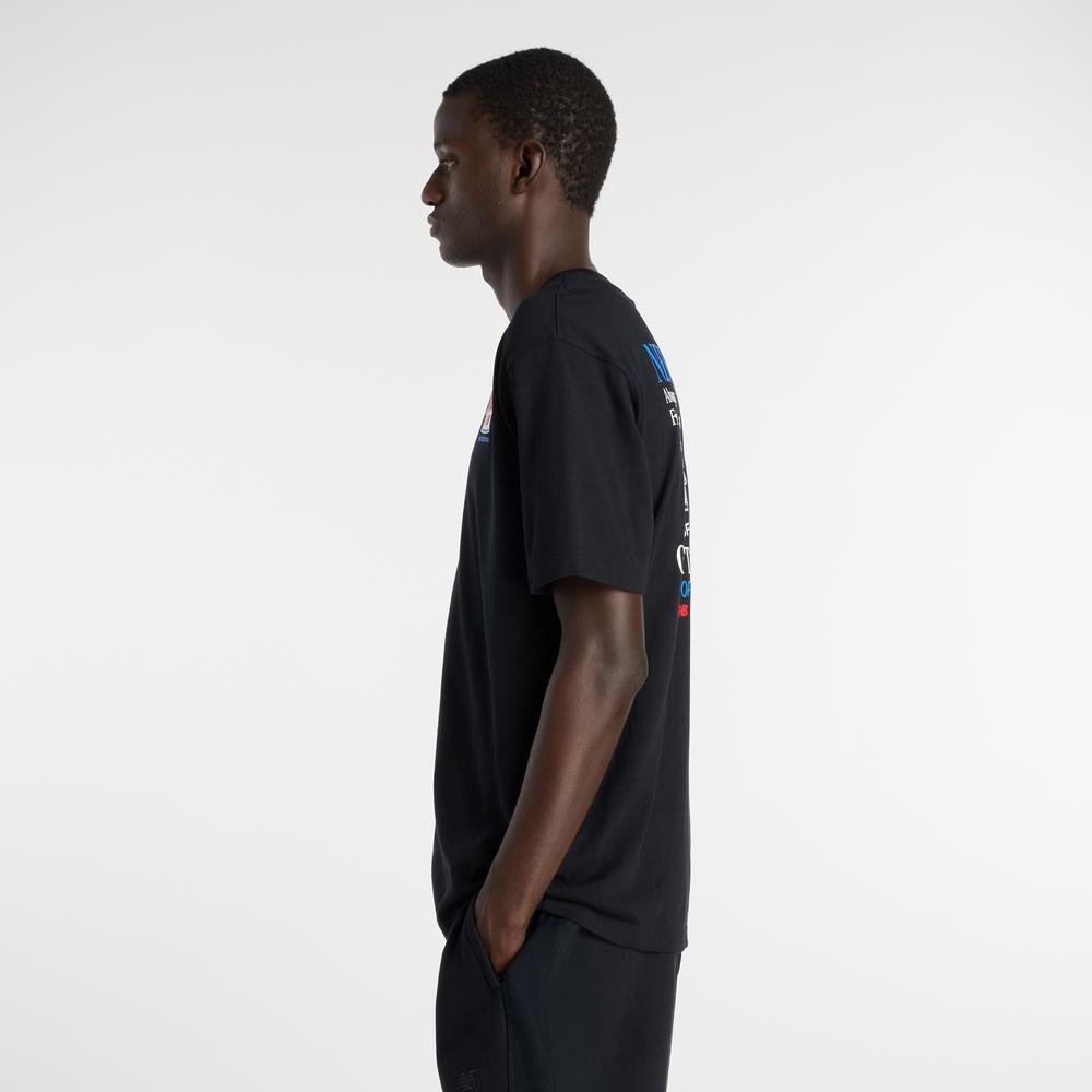 Pánské tričko New Balance MT61Y1F6BK - černé