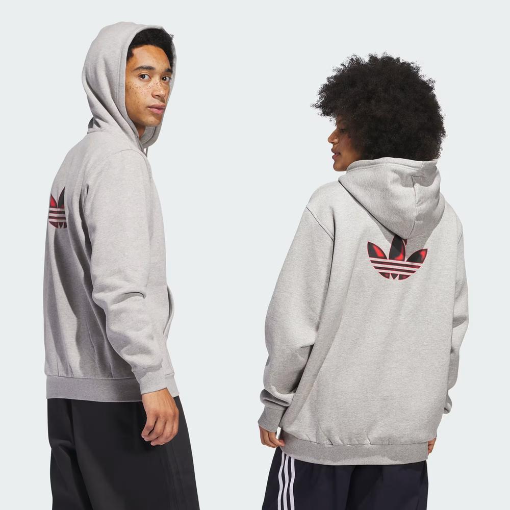 Mikina adidas Originals Trefoil Torch JC8780 - šedivé