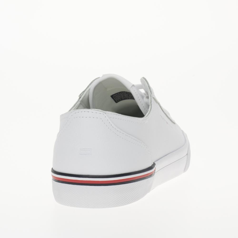 Boty Tommy Hilfiger Corporate Vulc Leather FM0FM04953-YBS - bílé