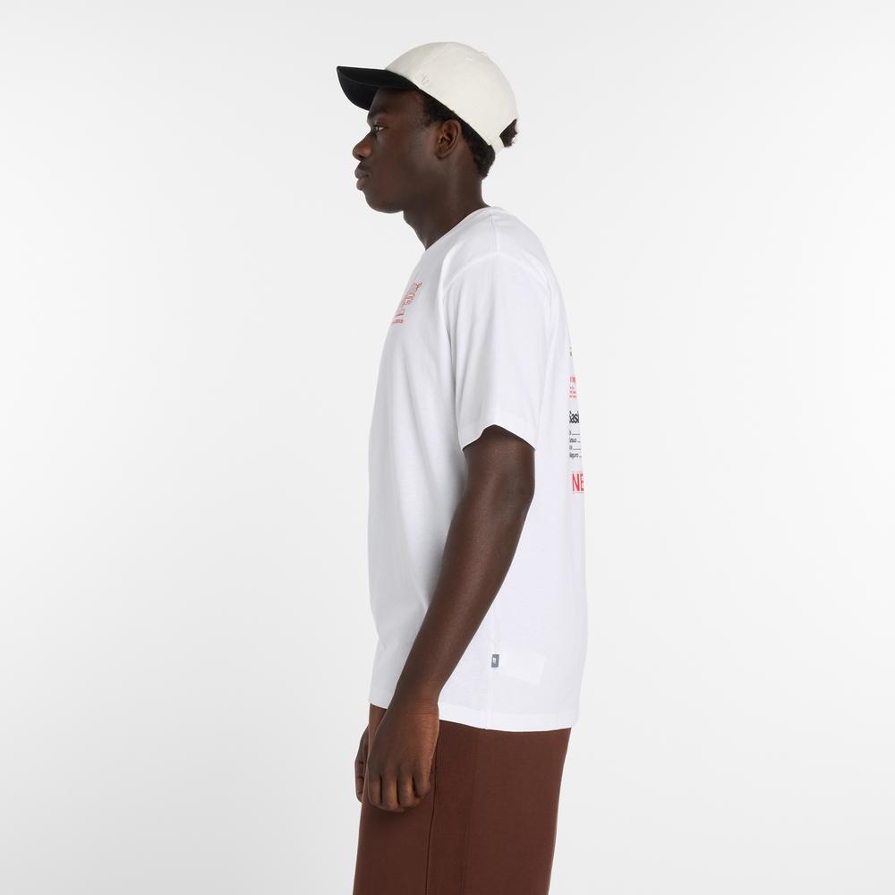 Pánské tričko New Balance MT61H51DWT - bílé