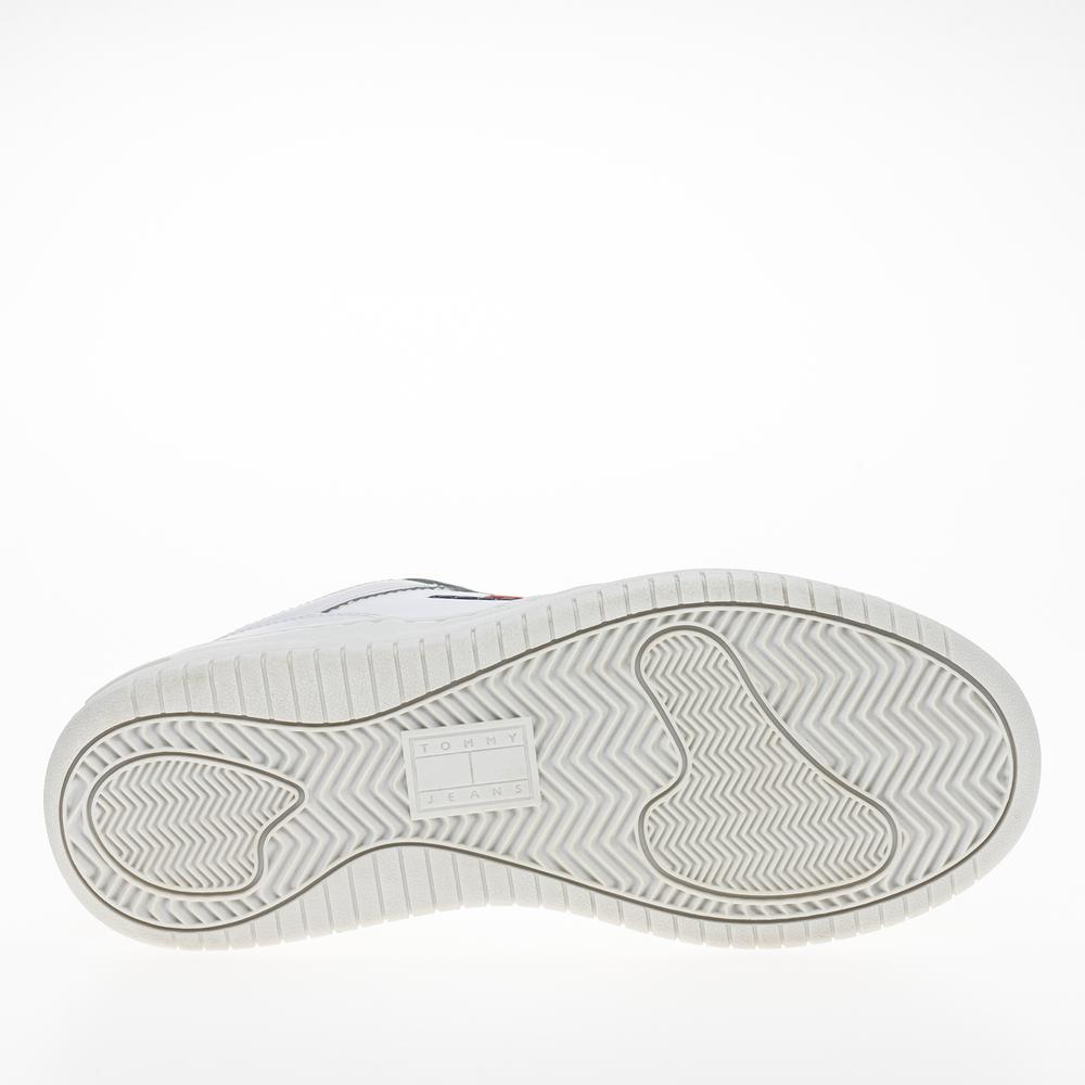 Boty Tommy Hilfiger TJW Retro Basket Flatform Ess EN0EN02506-YBS - bílé