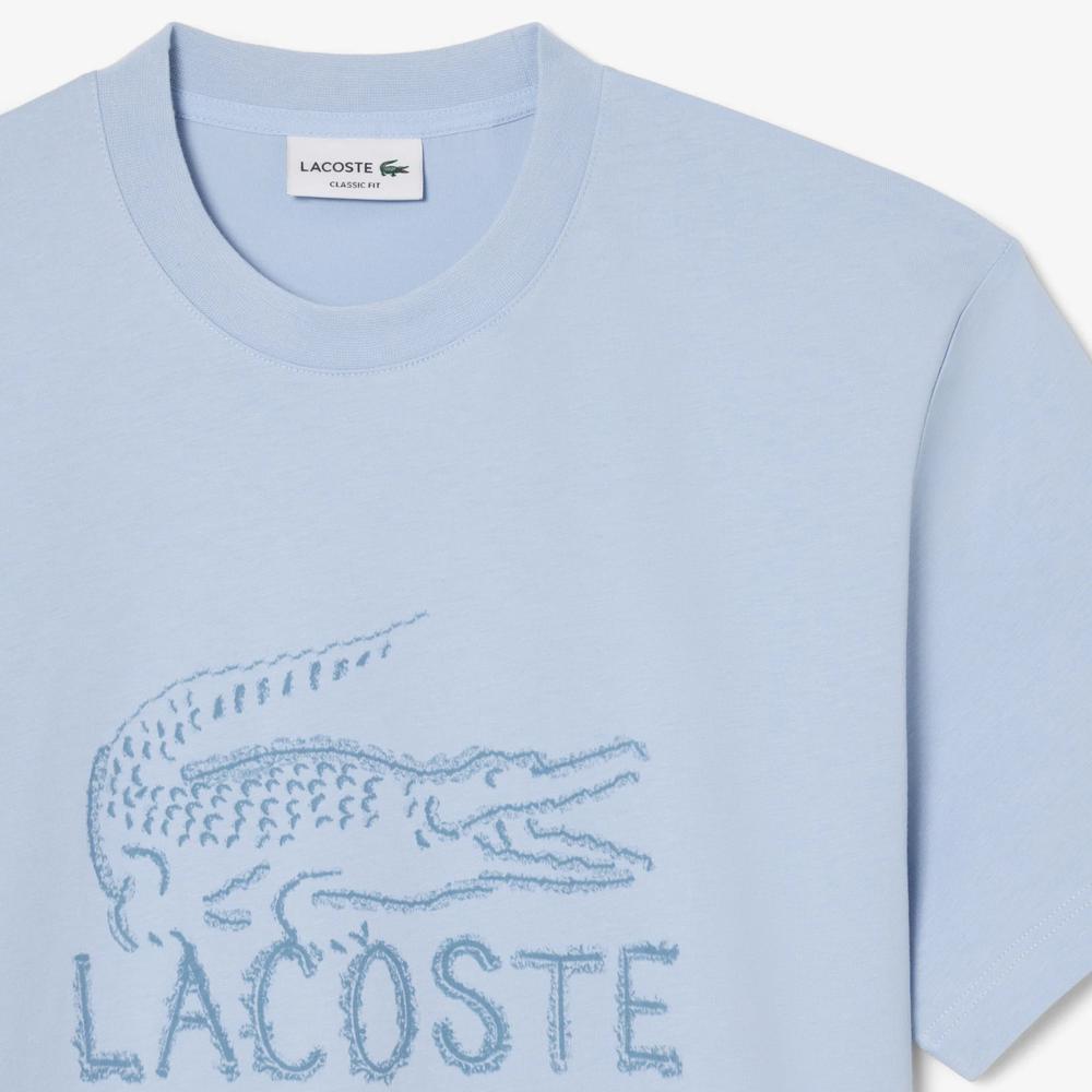Pánská Tričko Lacoste TH1427-HBA - modré