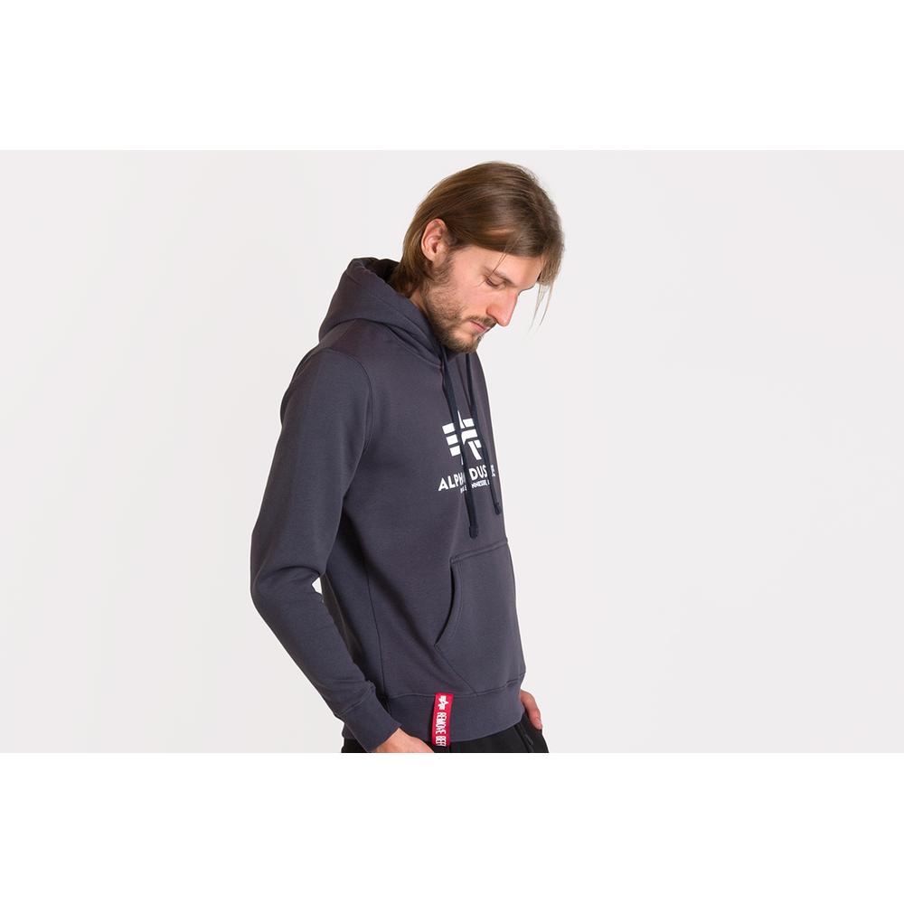 Mikina Alpha Industries Basic Hoody 17831202 - šedivé