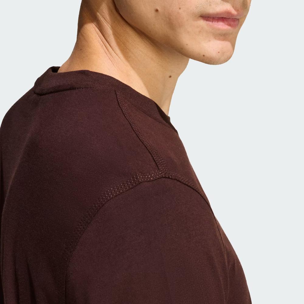 Tričko pánské adidas Originals Trefoil Essentials KE1146 - hnědé