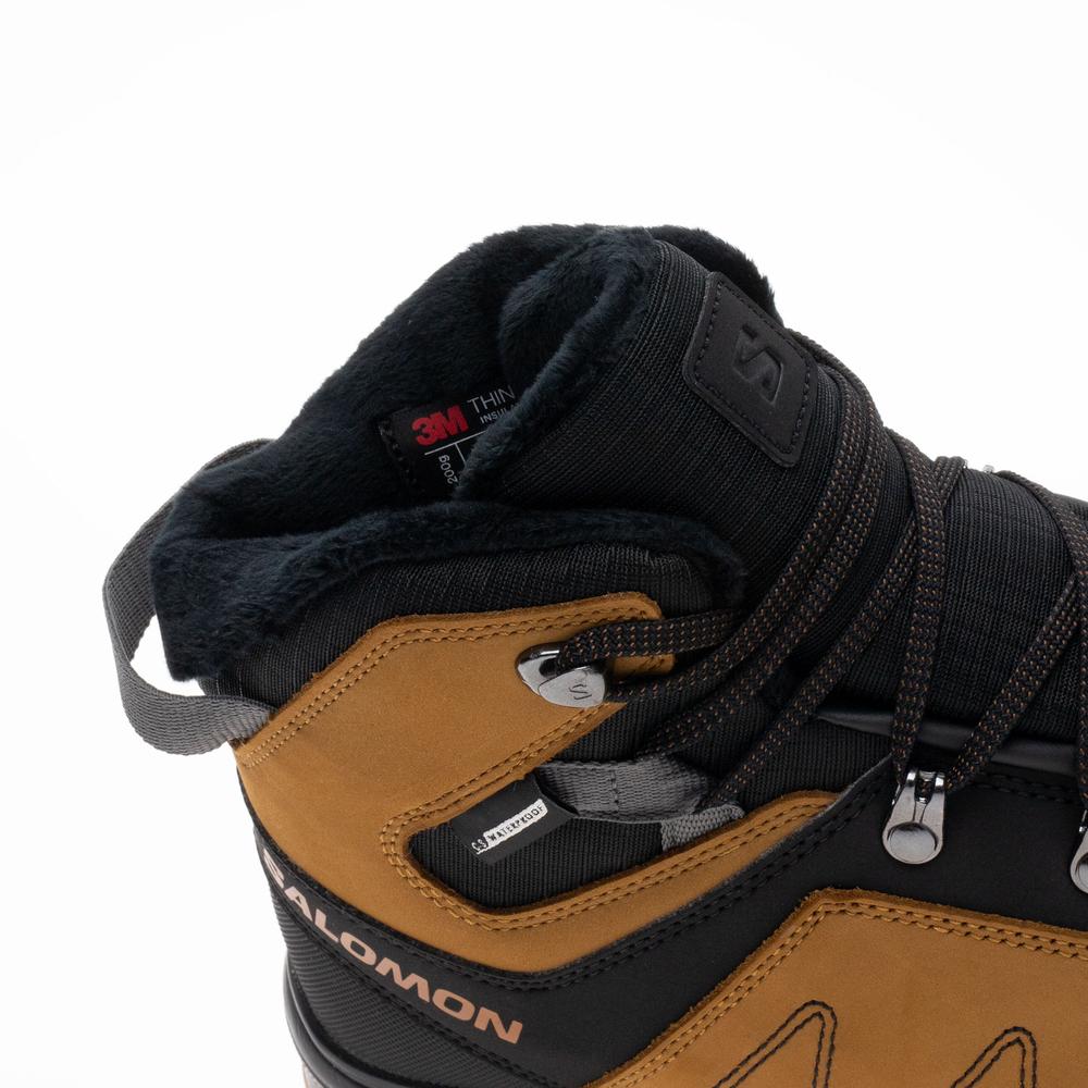 Boty Salomon Outchill Thinsulate Climasalomon L47381900 - hnědé