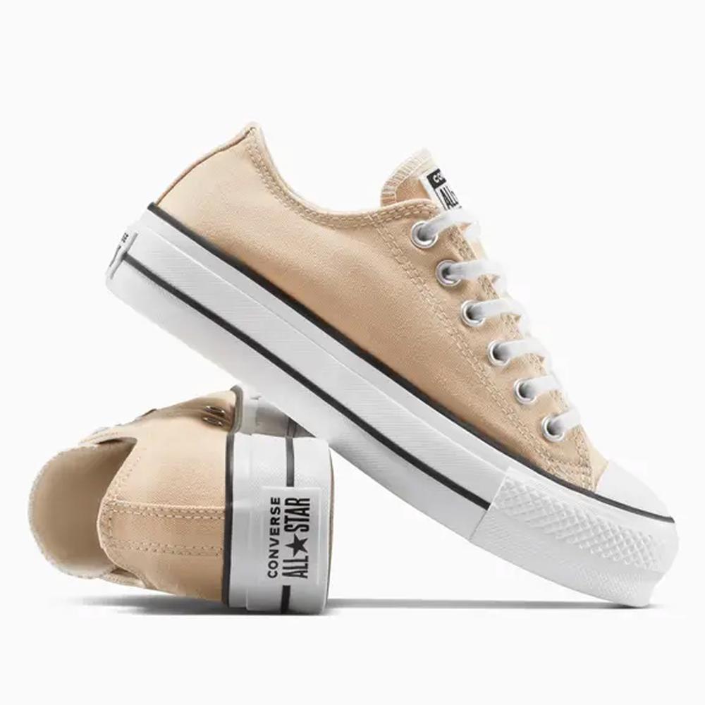 Boty Converse Chuck Taylor All Star Lift Platform A11877C - béžové