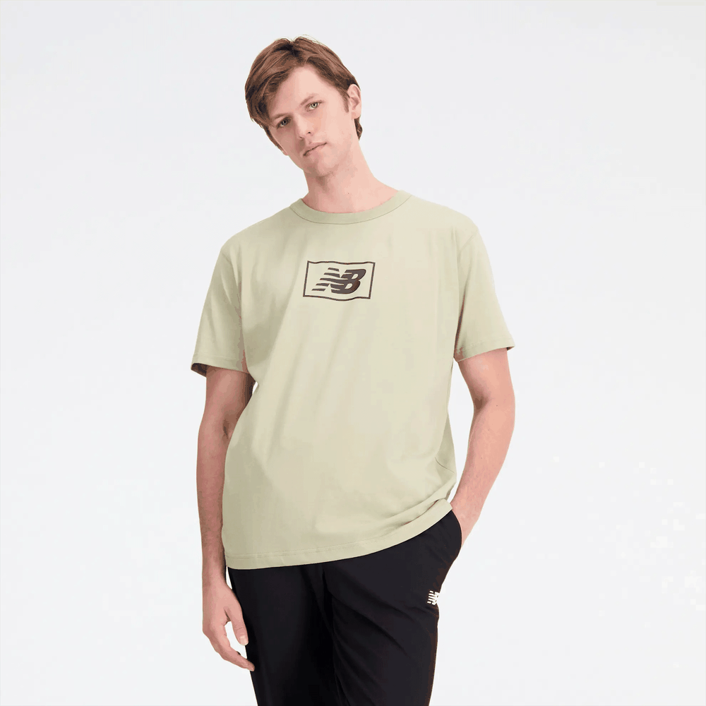 Pánské tričko New Balance MT33512FUG - zelené