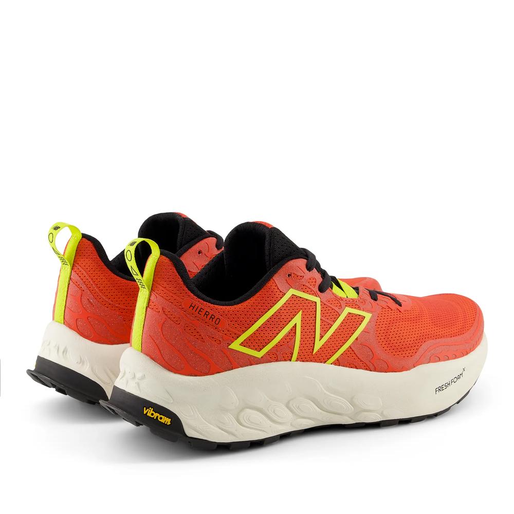 Pánské boty New Balance Fresh Foam X Hierro v8 MTHIERR8 - oranžové