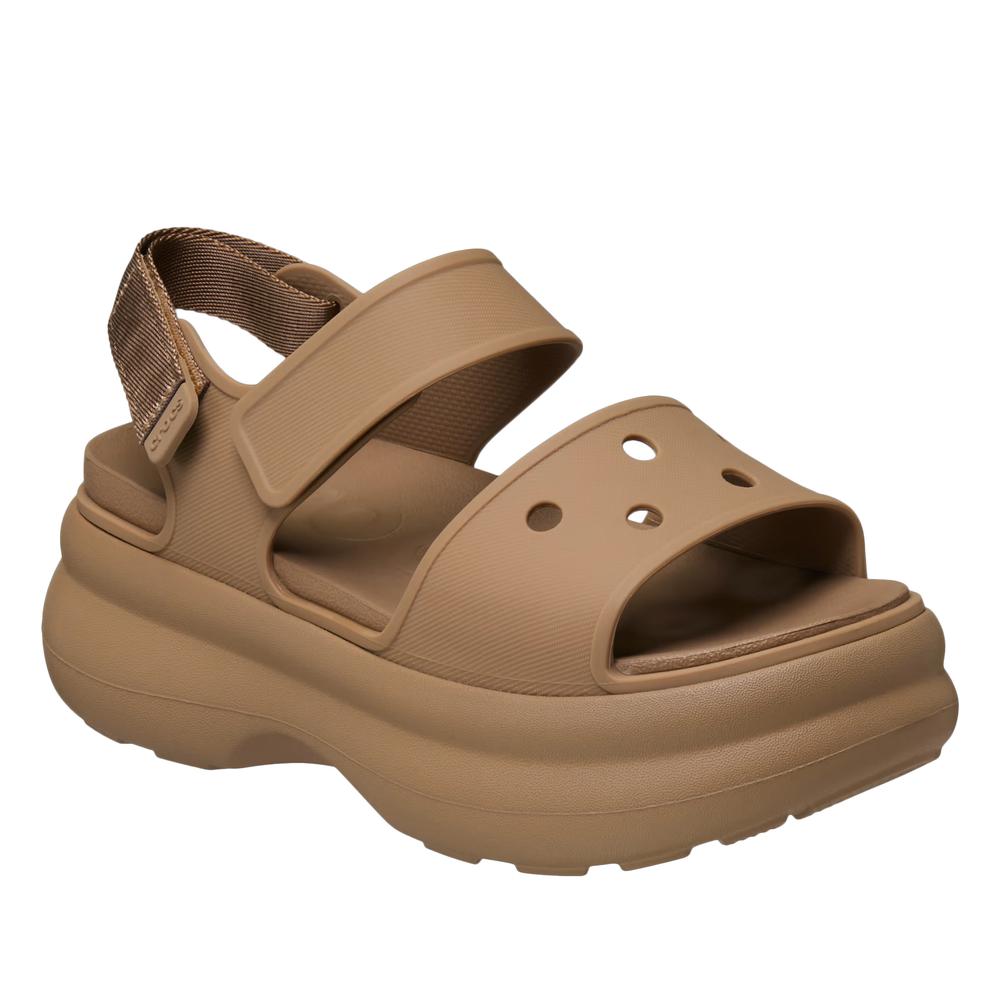 Dámské sandále Crocs Soho Y-Strap 211755-2EY - hnědé