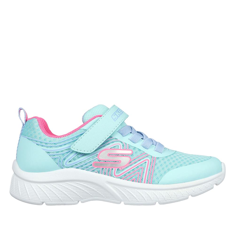 Dětské boty Skechers Microspec Plus Swirl Sweet 303535LAQPK - modré