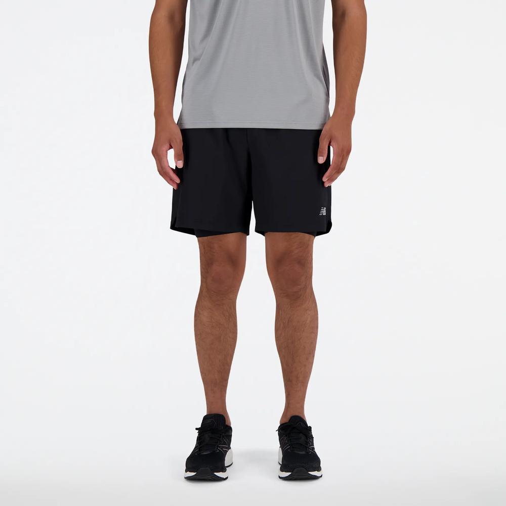 Pánské šortky New Balance MS41288BK - černé