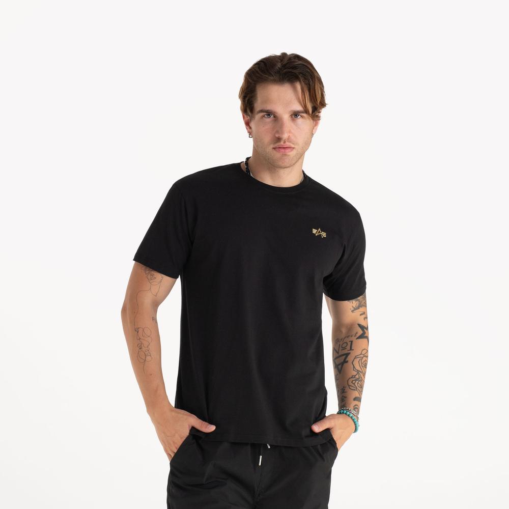 Tričko Alpha Industries 3D Small Logo 14851103 - černé