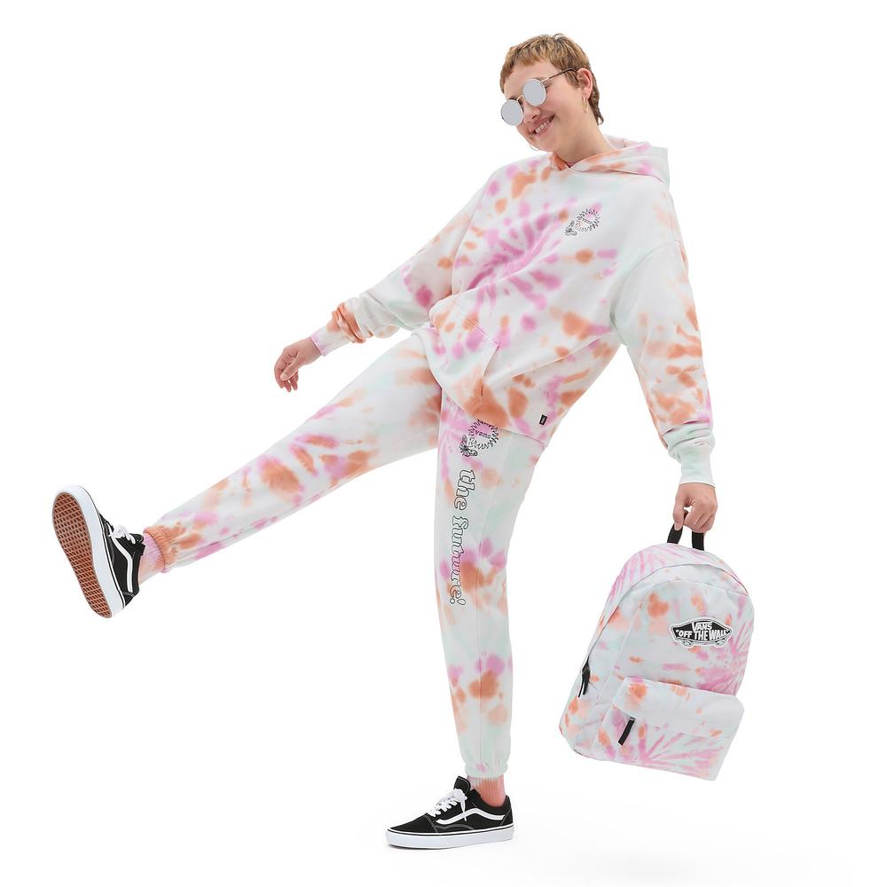 Kalhoty Vans Resort Wash Sweatpants VN000395WHT1 - bílé