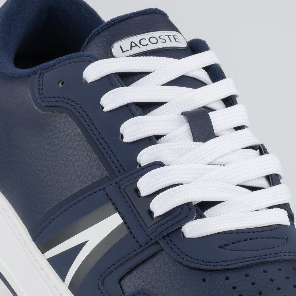 Boty Lacoste Leather Colour-Pop Trainers 743SMA0075-092 - tmavě modrě