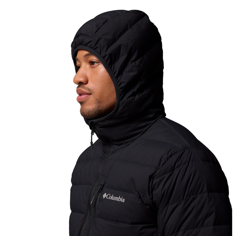 Pánská bunda Columbia Peak Down Hooded 2133972010 - černé