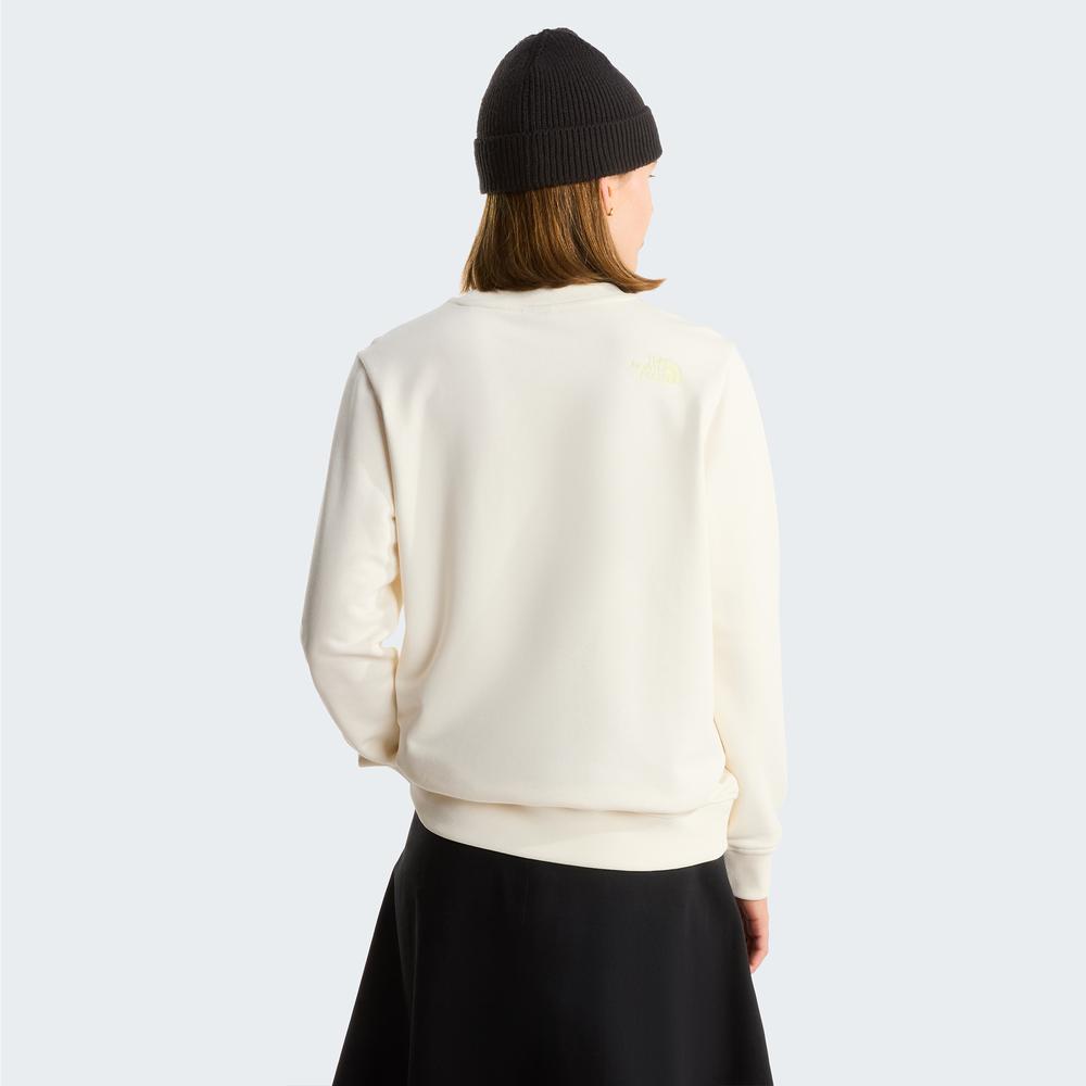 Dámské mikina The North Face Drew Peak Light Crew 0A8C1EL7N1 - bílé