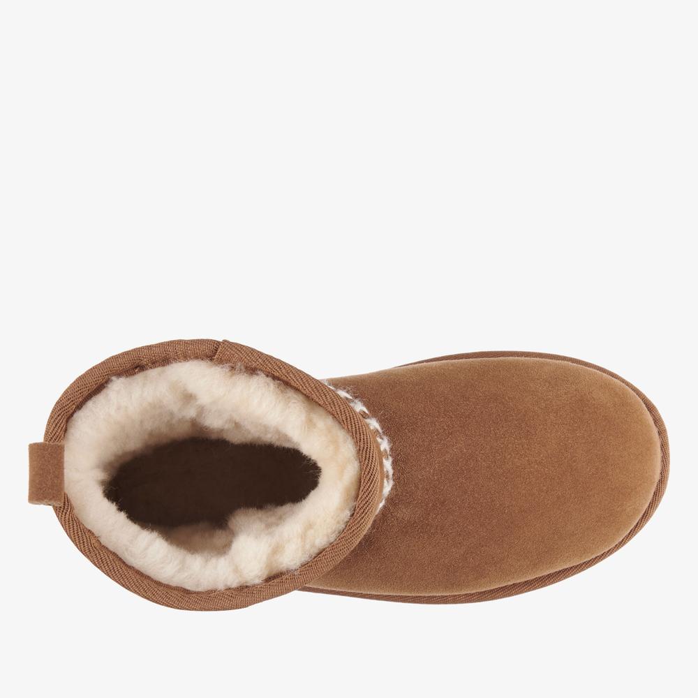 Boty Emu Australia Stinger Knit Flatform W13143CHES - hnědé