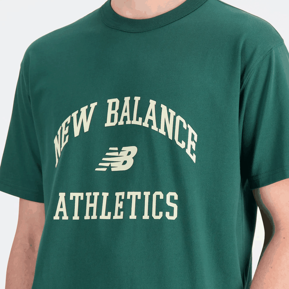Pánské tričko New Balance MT33551NWG - zelené