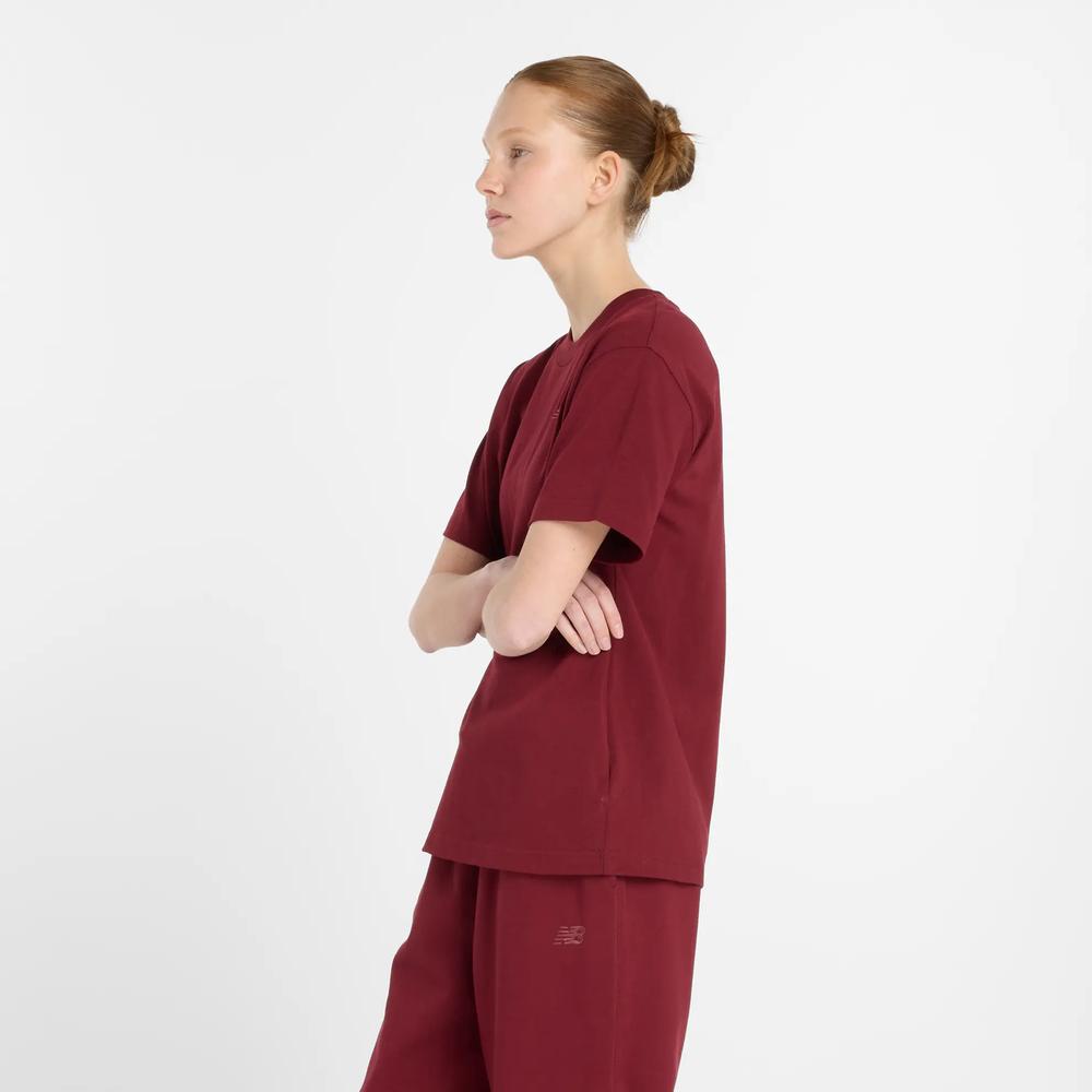 Dámské tričko New Balance WT41501MHB - bordové