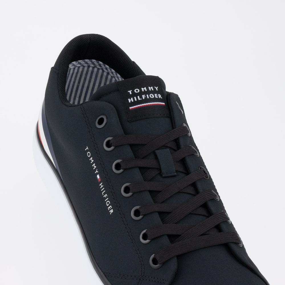 Boty Tommy Hilfiger HI Vulc Core Low Stripes FM0FM04735-BDS - černé