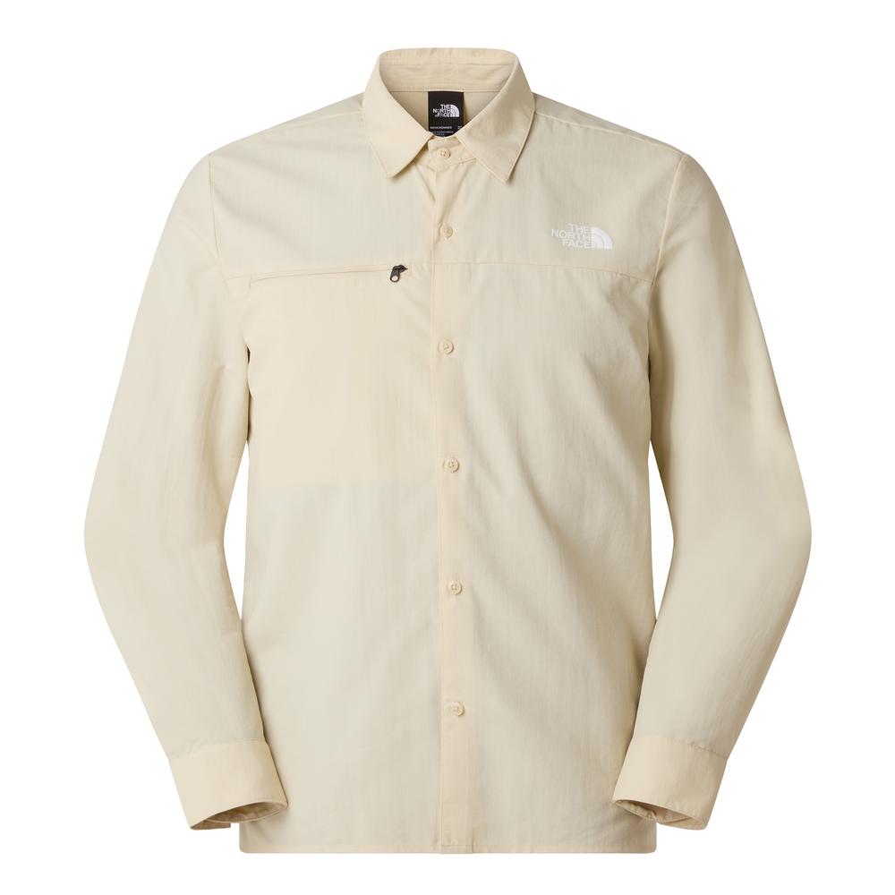 Pánská košile The North Face Packable Long Sleeve Desert 0A8FTRDOM1 - béžové