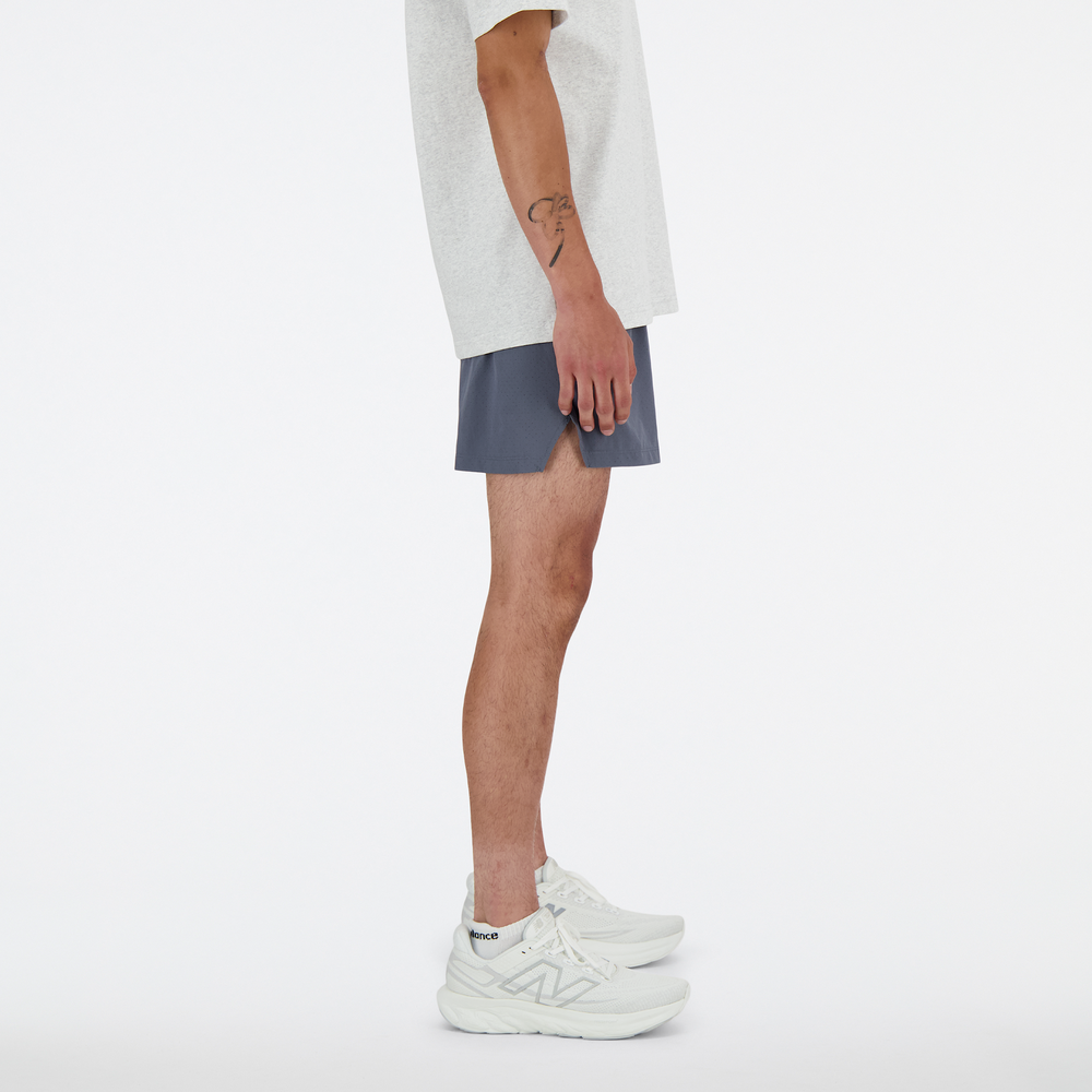 Pánské šortky New Balance MS41286GT – šedé